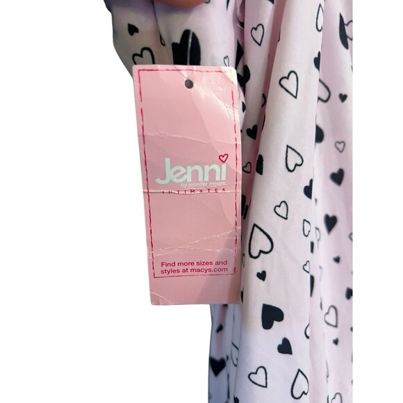 Jenni By Jenni Moore Women's Size 2XL Intimates Pink Hearts Core Chemise NEW - Picture 4 of 7